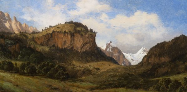 Alexandre Calame, Landscape in the Swiss Alps