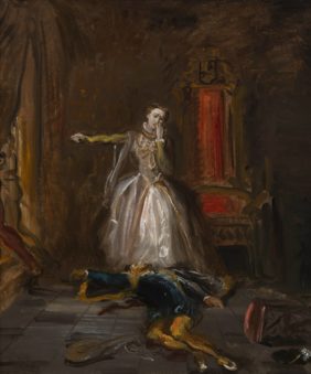 Chassériau Théodore, Mary Stuart swearing Revenge