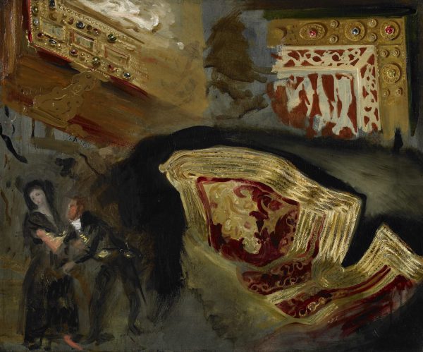 Etude de veste grecque, kontogouni, couvertures de missel et personnages d’après Goya