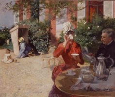 Duez, The Lunch on the Terrace, Villerville