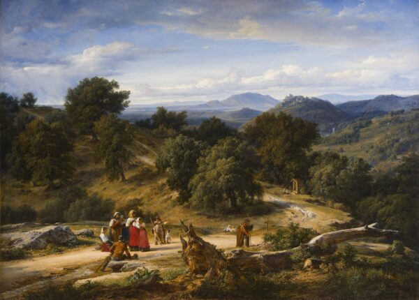 André Giroux, View From Casaprota in the Sabina