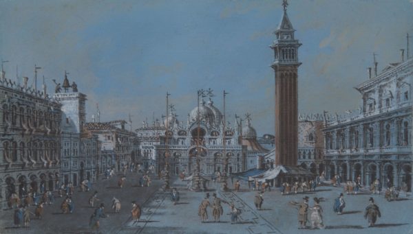 Giacomo Guardi, Vue de la place Saint Marc, Venise