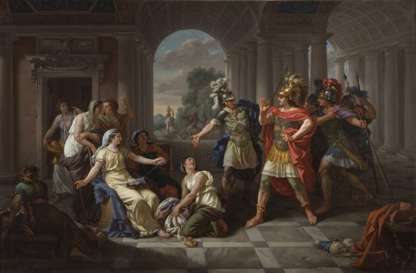 Tarquin’s Sons Admiring Lucretia’s Virtue