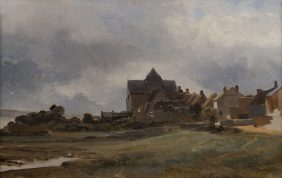 Vue d'un village normand