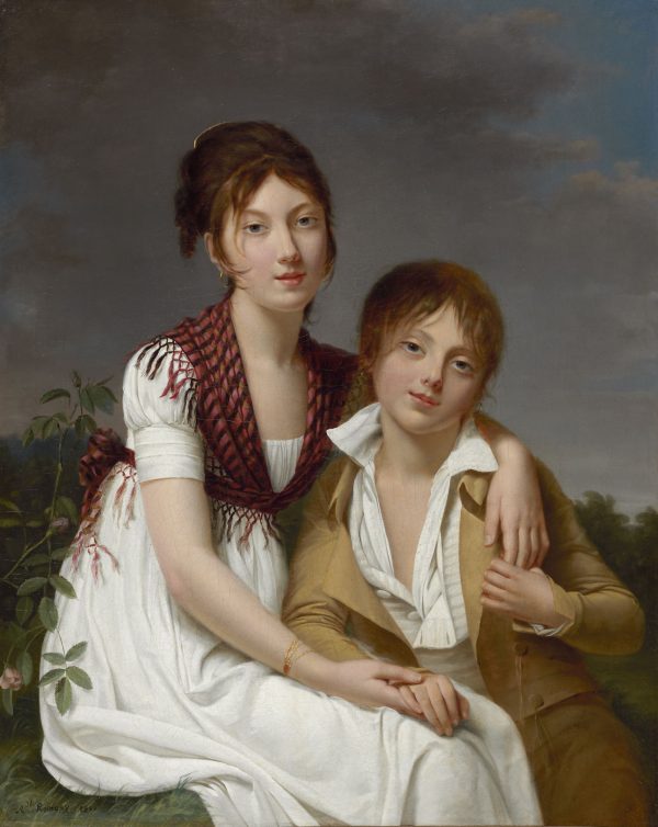Portrait d'Amélie-Justine et de Charles-Edouard Pontois