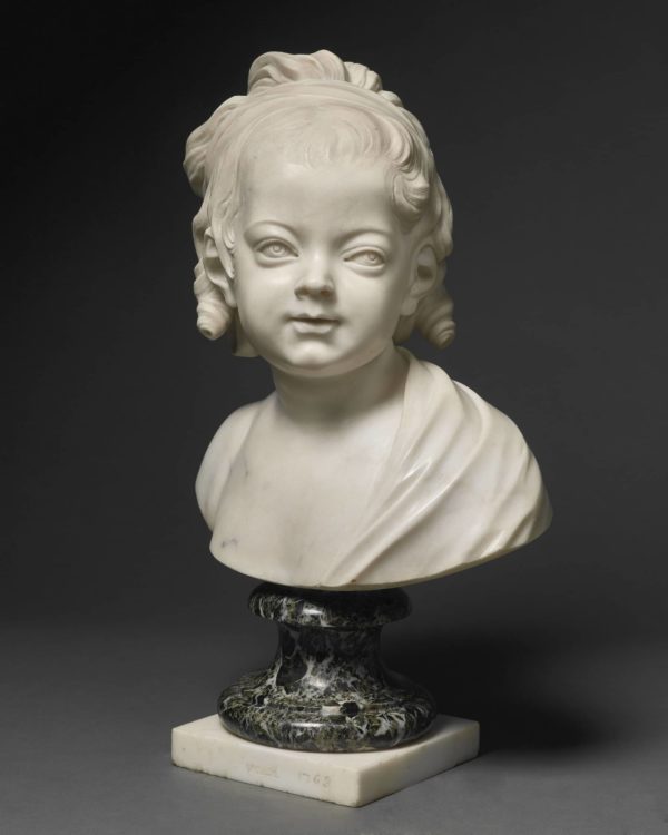 Louis-Claude Vassé, Portrait of Constance-Felicité-Victoire-Desirée Vassé aged 3, Daughter of the Artist